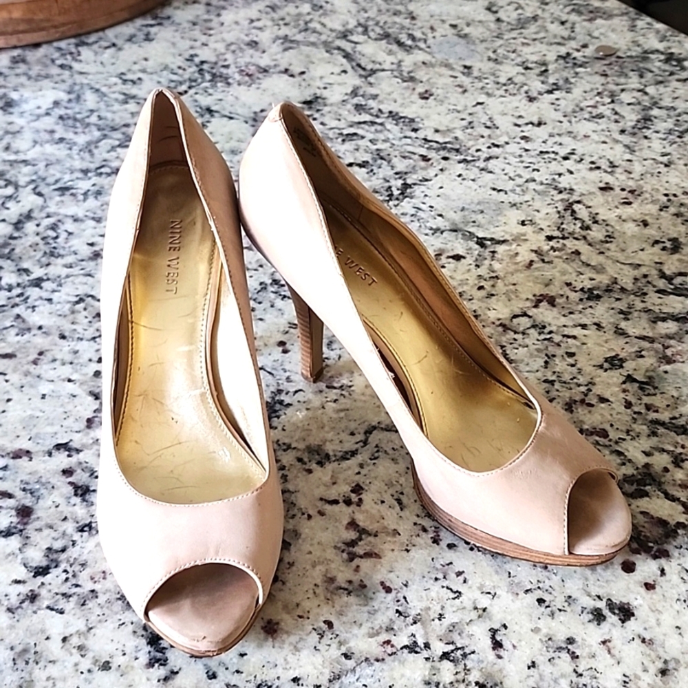 Nine West Nude Heels